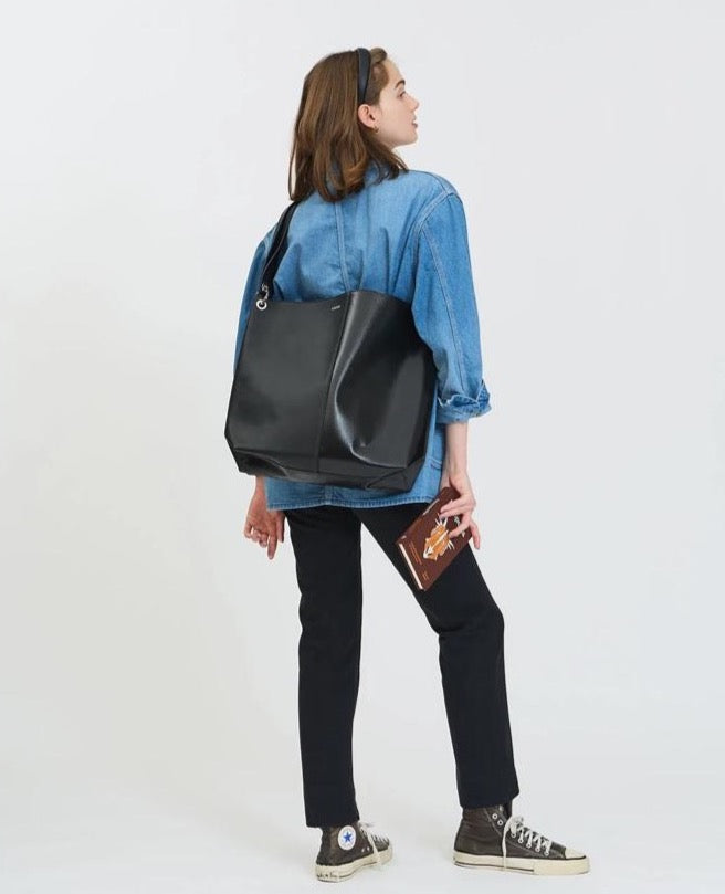 CAHU - The Shinzone Leather / PVC - Bag with shoulder strap | CAHU