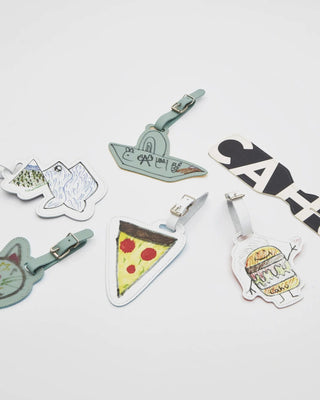 Pizza Luggage Tag