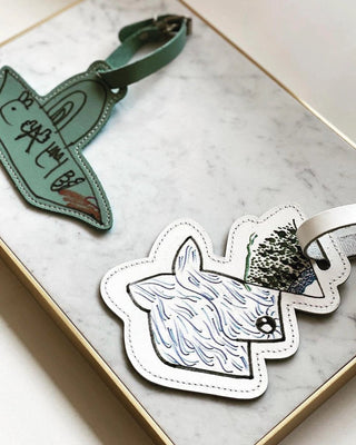 Mountain Fish Luggage Tag