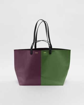 Le Pratique Bimatière - M - Dark Green and Eggplant