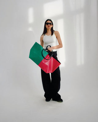 Le Pratique Bimatière - L - Green and Pink