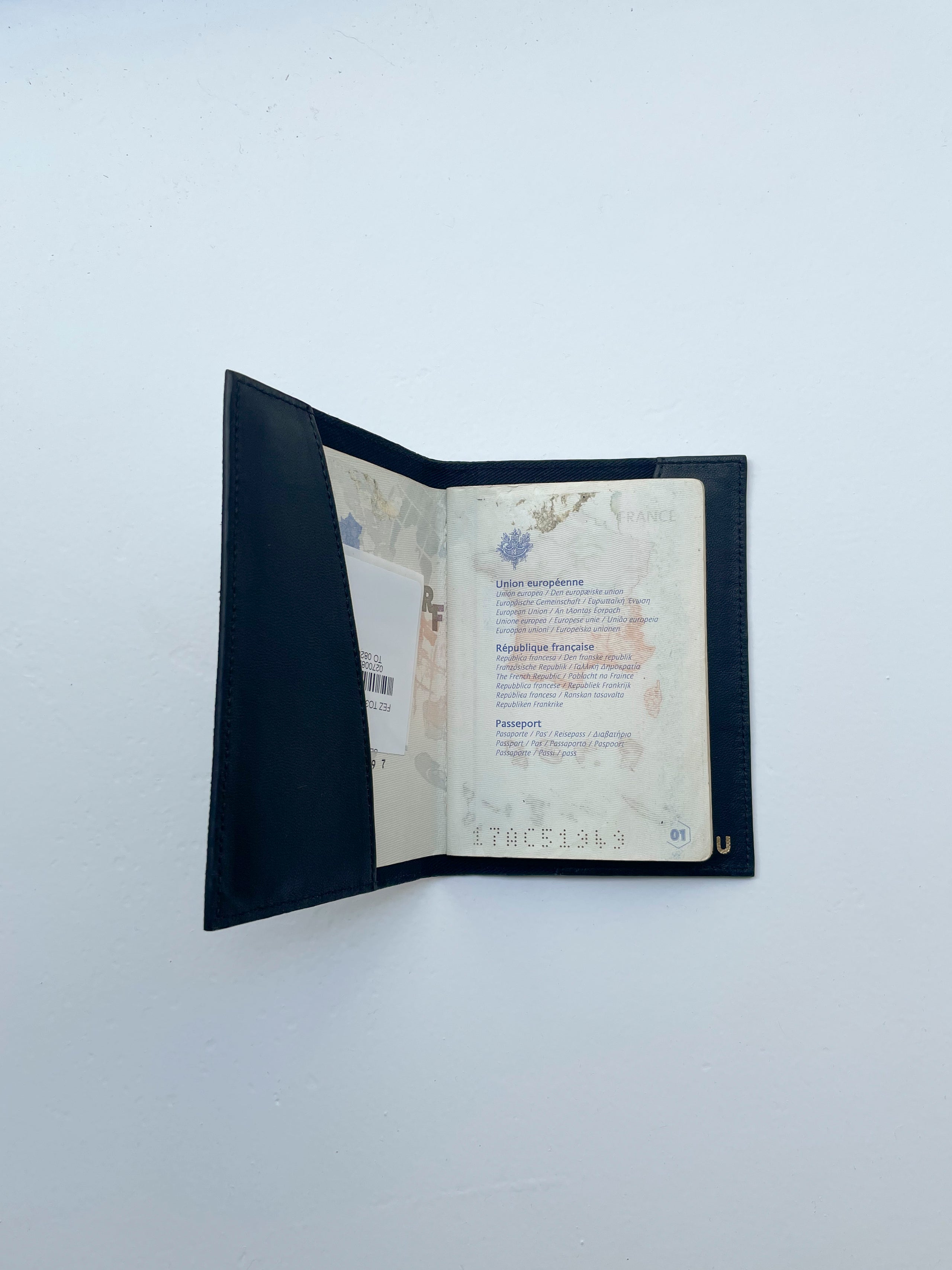 The Black Passport Cover