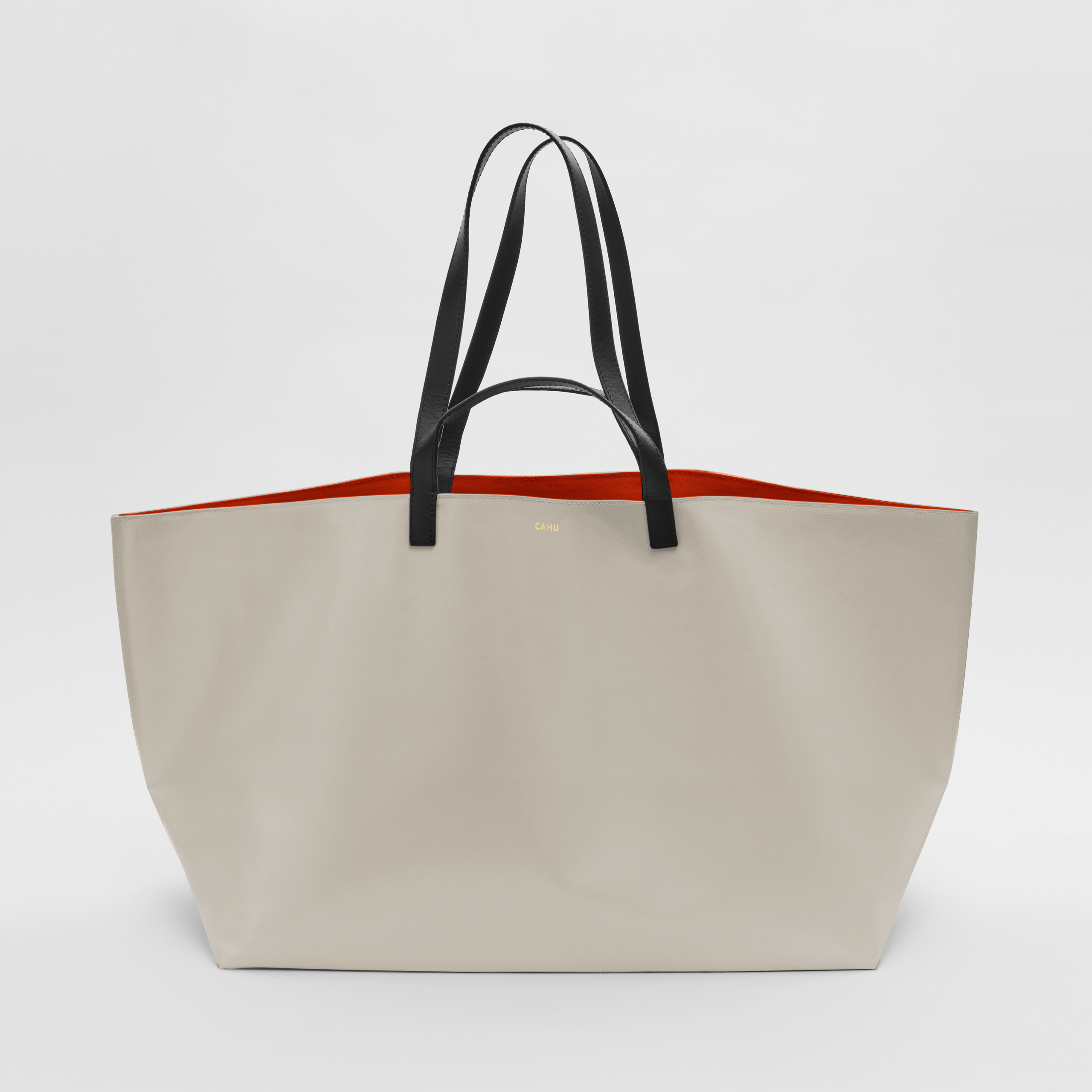 THE PRATIQUE LIGHT GREY WITH ORANGE LINING