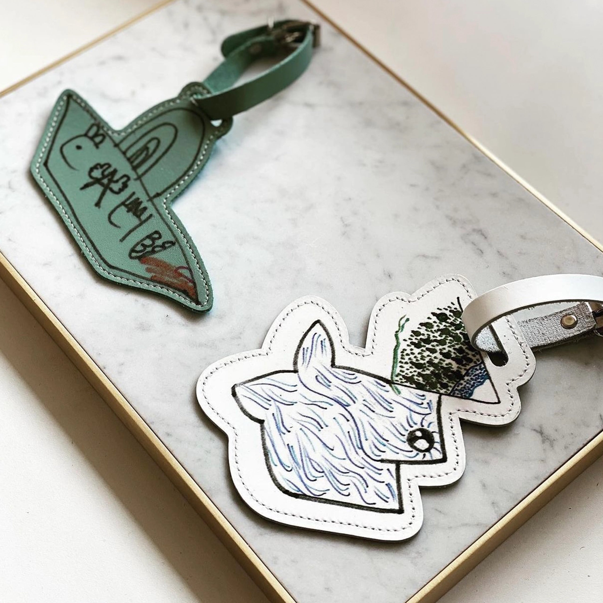 FISH MOUNTAIN LUGGAGE TAG